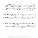 Artandscores | Sheet music for 2 Violins III – Level of difficulty: Easy