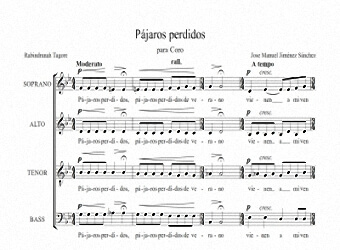 Artandscores | Partituras para coro IV - Nivel de dificultad: moderado