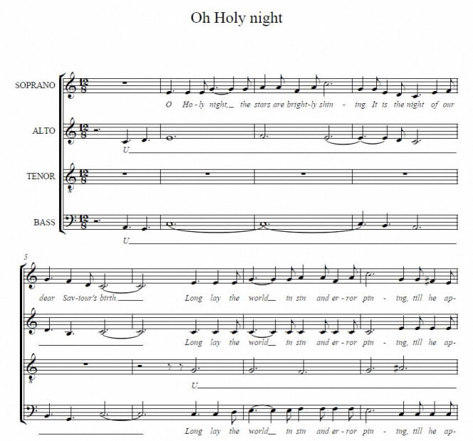 Artandscores | Oh holy night