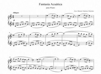 Sheet music for Piano - Level of difficulty: Moderate