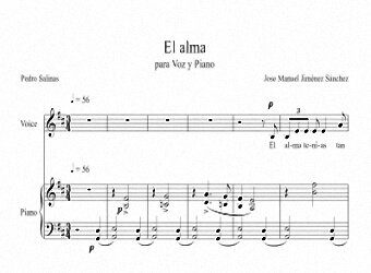 Sheet music for Singer I - Level of difficulty: Moderate
