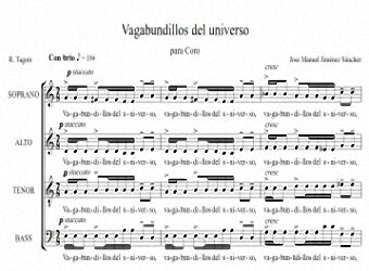 Artandscores | Partituras para coro VII - Nivel de dificultad: moderado